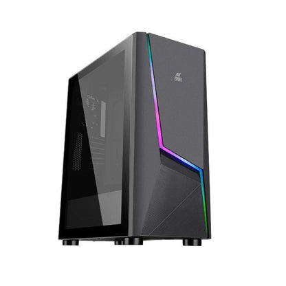 Ant Esports ICE-130AG (ATX) Mid Tower Gaming Cabinet - Black