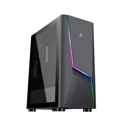 Ant Esports ICE-130AG (ATX) Mid Tower Gaming Cabinet - Black