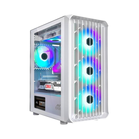 Ant Esports 205 Air ARGB (ATX) Mid Tower Gaming Cabinet - White