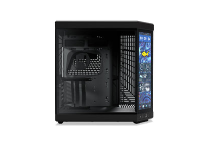 HYTE Y70 Touch Infinite Dual Chamber ATX Mid-Tower Cabinet - Pitch Black