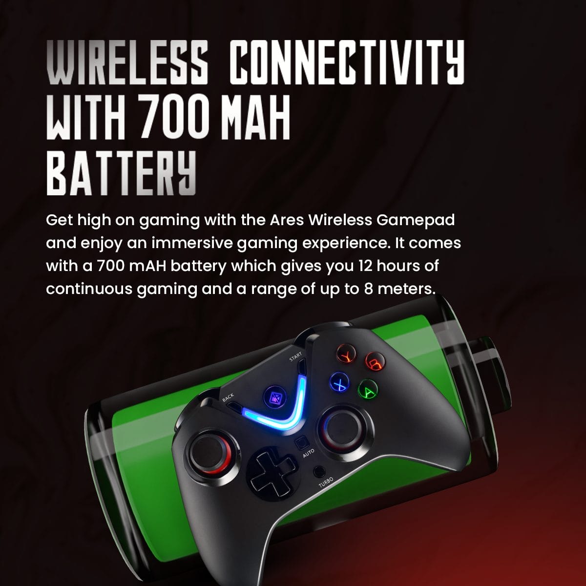 Cosmic Byte Ares Wireless Game Controller with Magnetic Triggers