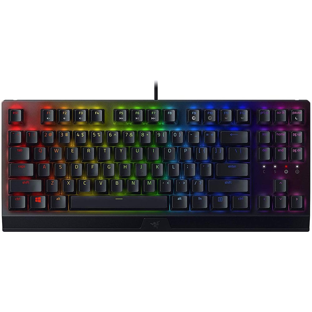 Razer BlackWidow V3 Tenkeyless Mechanical Gaming Keyboard Green Switches