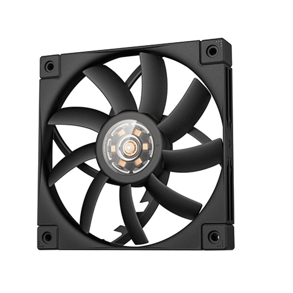 DeepCool FT12 Slim 120mm Single Pack Cabinet Fan - Black