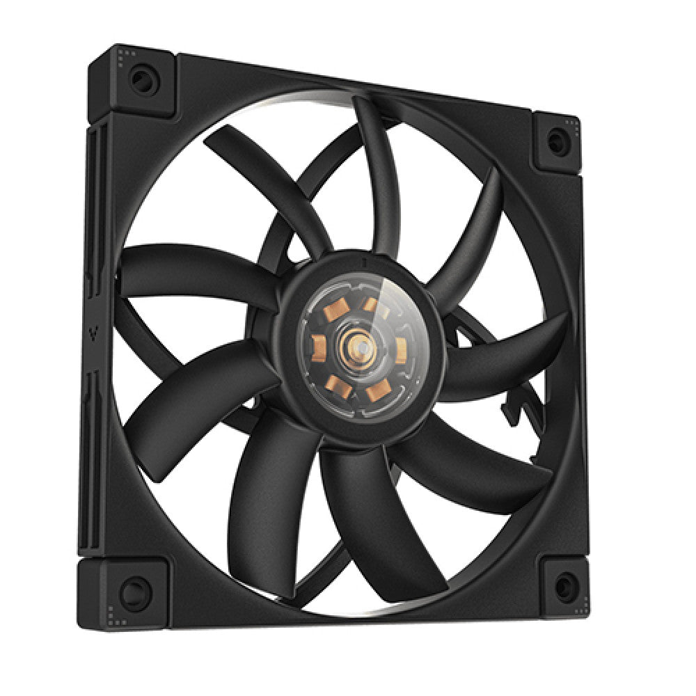DeepCool FT12 Slim 120mm Single Pack Cabinet Fan - Black