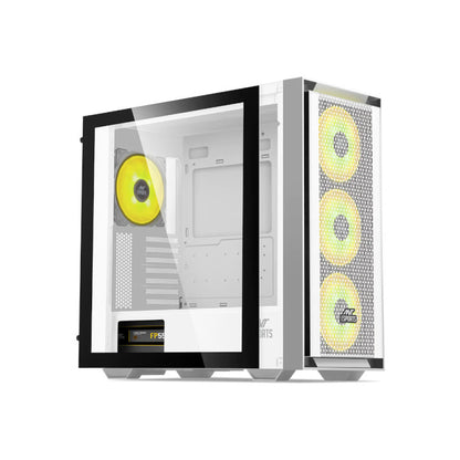 Ant Esports 690 Air ARGB (E-ATX) Mid Tower Gaming Cabinet - White