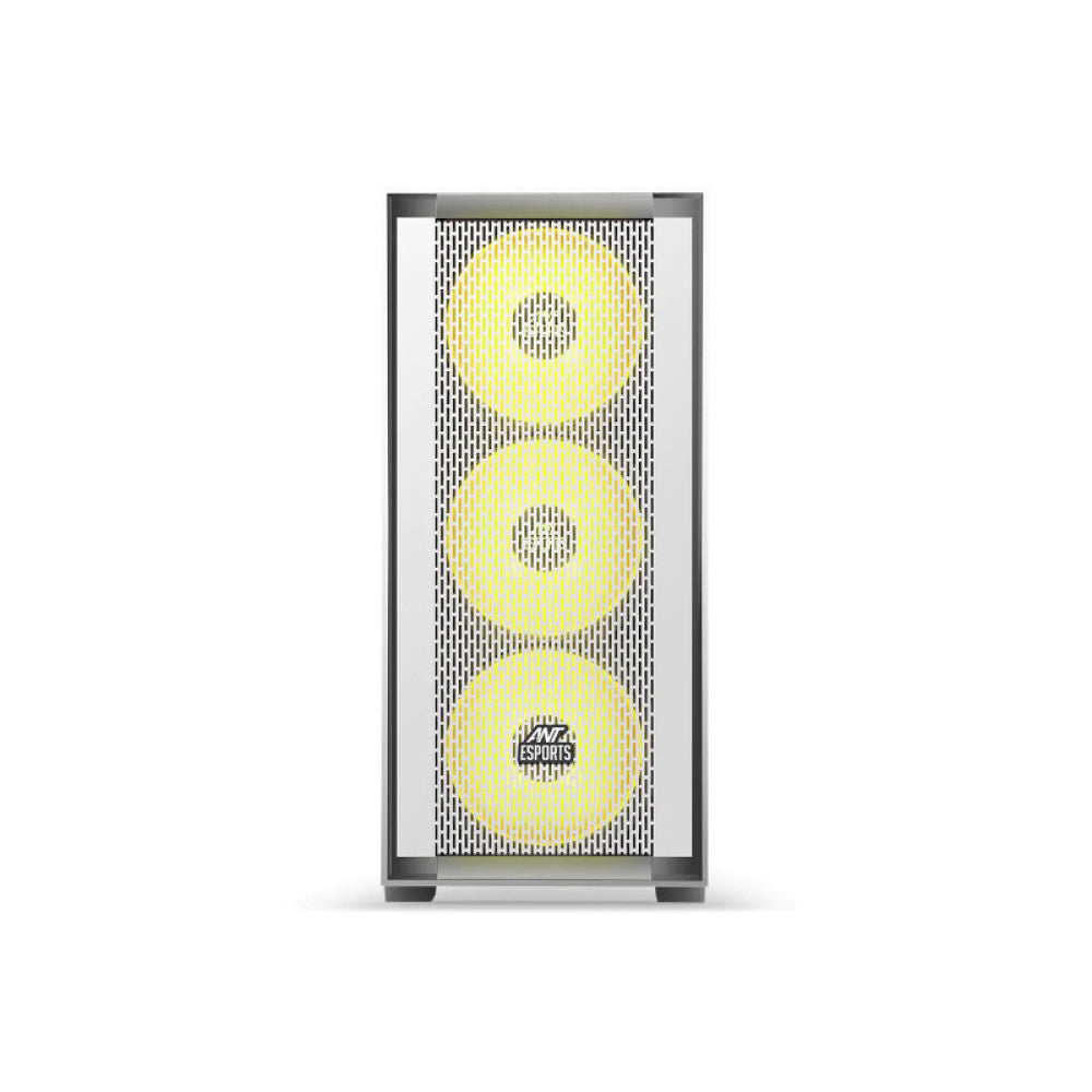 Ant Esports 690 Air ARGB (E-ATX) Mid Tower Gaming Cabinet - White