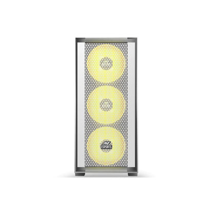 Ant Esports 690 Air ARGB (E-ATX) Mid Tower Gaming Cabinet - White