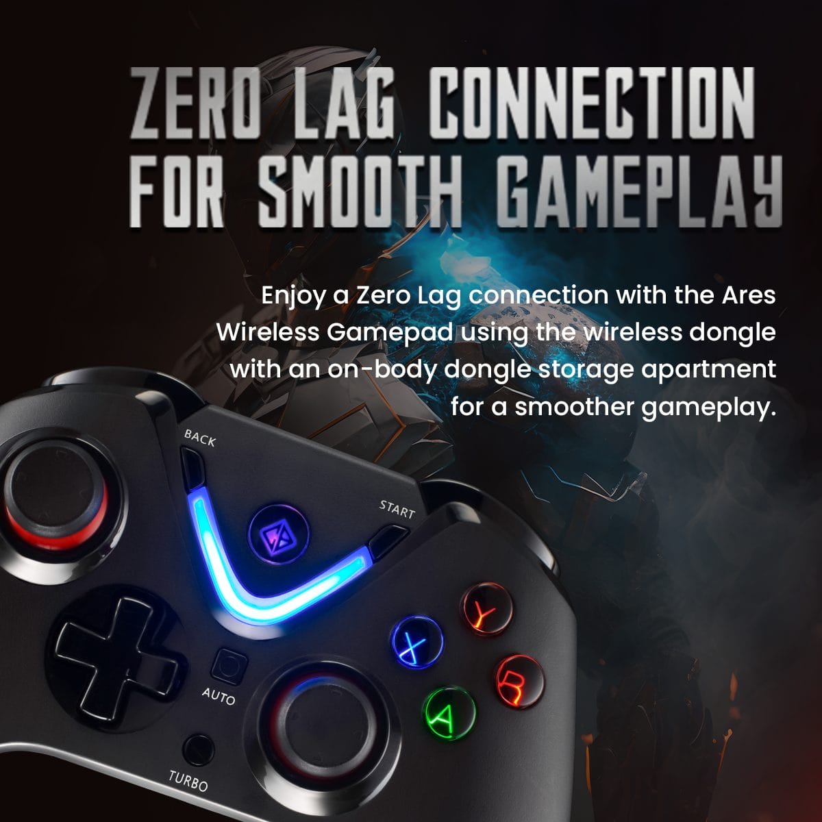 Cosmic Byte Ares Wireless Game Controller with Magnetic Triggers