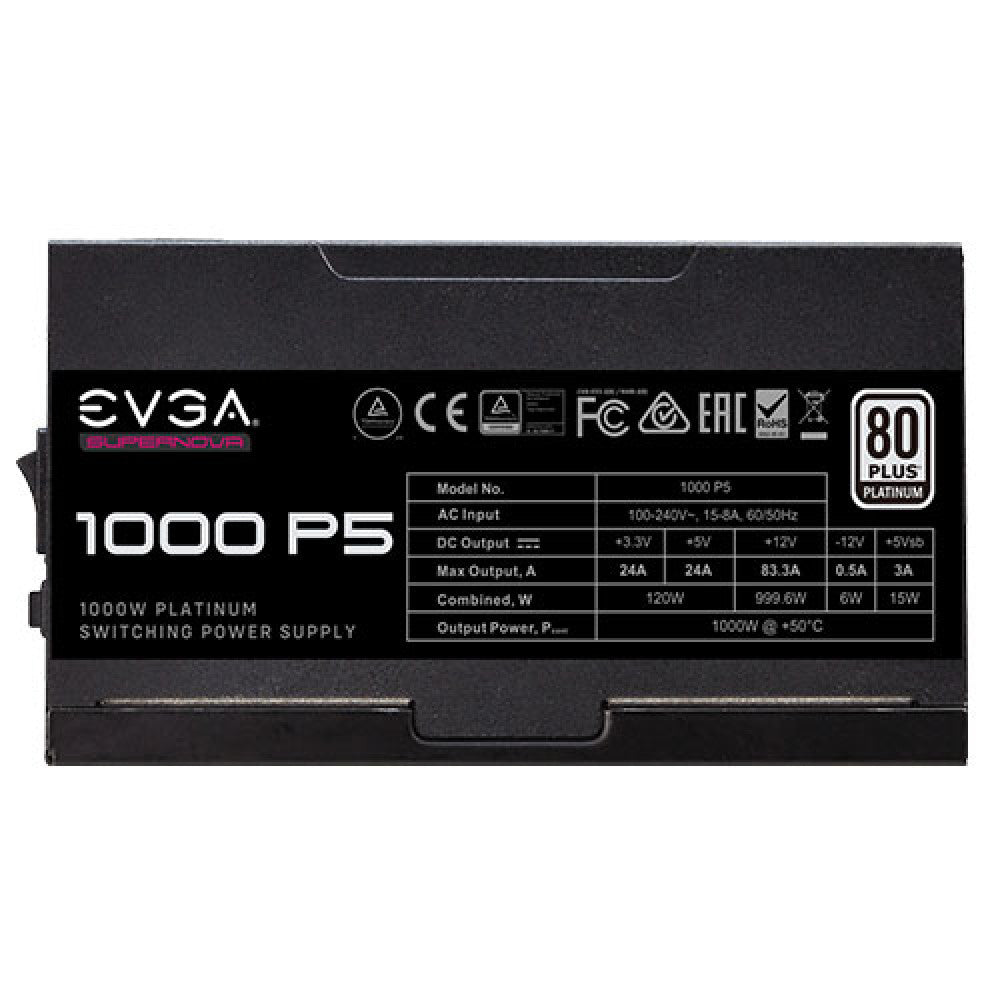 EVGA SuperNova 1000 P5 Platinum 1000 Watt Fully Modular SMPS