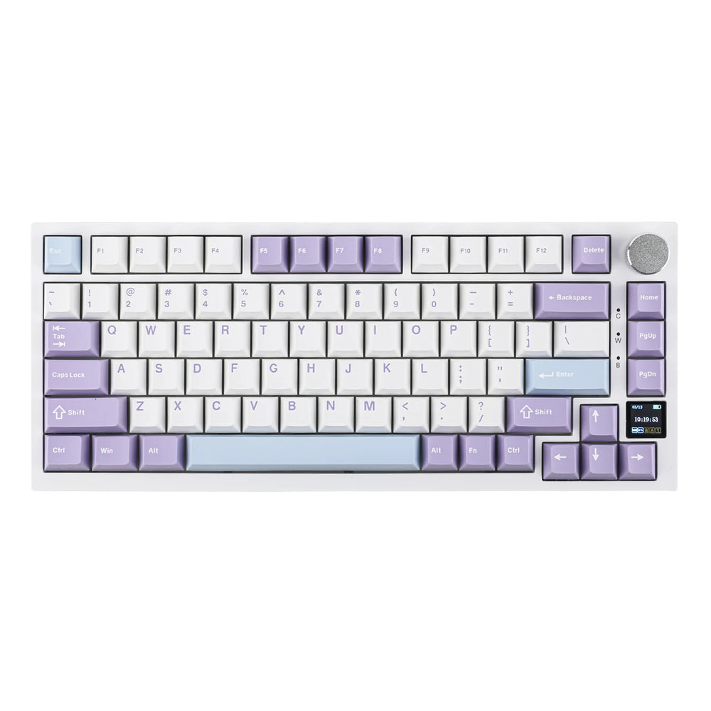 Ajazz AK820 PRO Wireless Mechanical Keyboard - Ajazz Gift Switches (Purple/White/Blue)