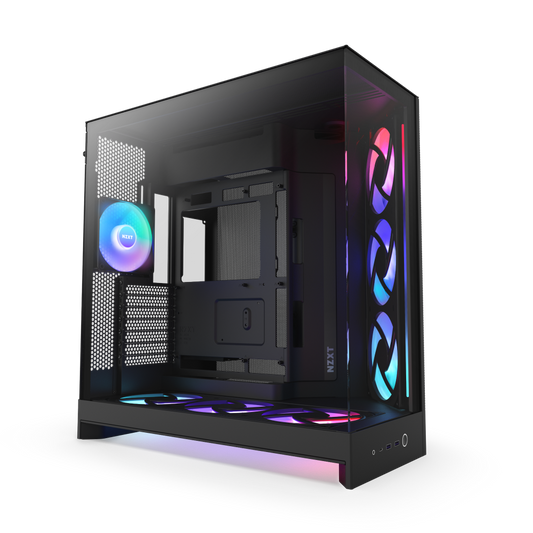 NZXT H9 Flow RGB Plus 2025 Edition E-ATX Mid Tower Case