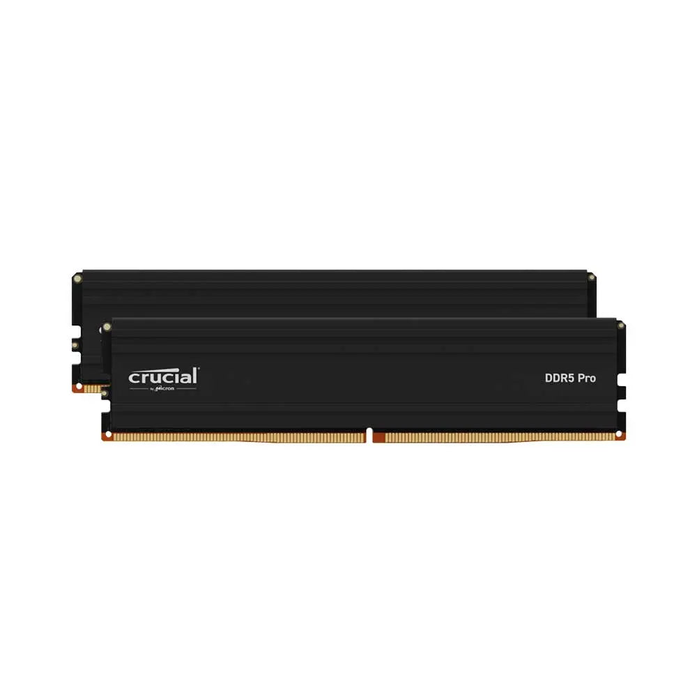 Crucial Pro 32GB (16GBx2) 6000MHz CL48 DDR5 RAM - Black