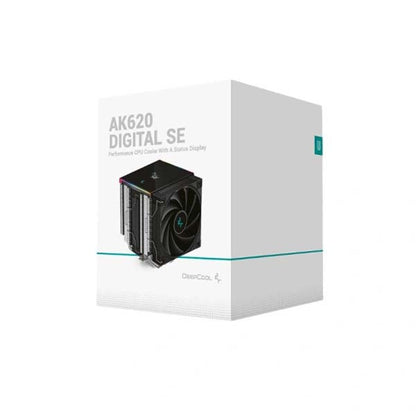 DeepCool AK620 Digital SE 120mm Dual Tower CPU Air Cooler - Black