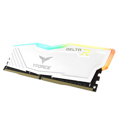TeamGroup T-Force Delta RGB 32GB (16GBx2) DDR4 3200MHz Desktop RAM (White)