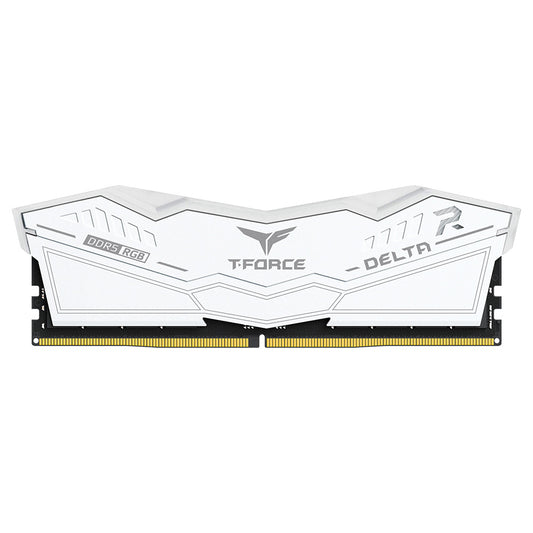 Teamgroup T-Force Delta RGB 32GB (16GBx2) DDR5 6400MHz Desktop RAM (White)
