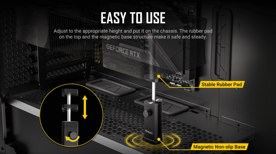 Antec I Shape Prism GPU Holder - Black