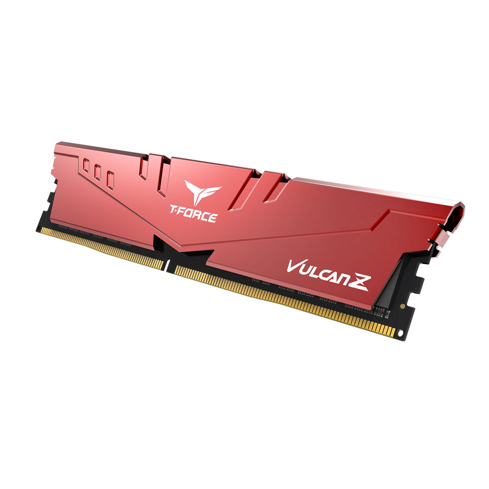 TeamGroup T-Force Vulcan Z 32GB (32GBx1) DDR4 3600MHz Desktop RAM (Red)