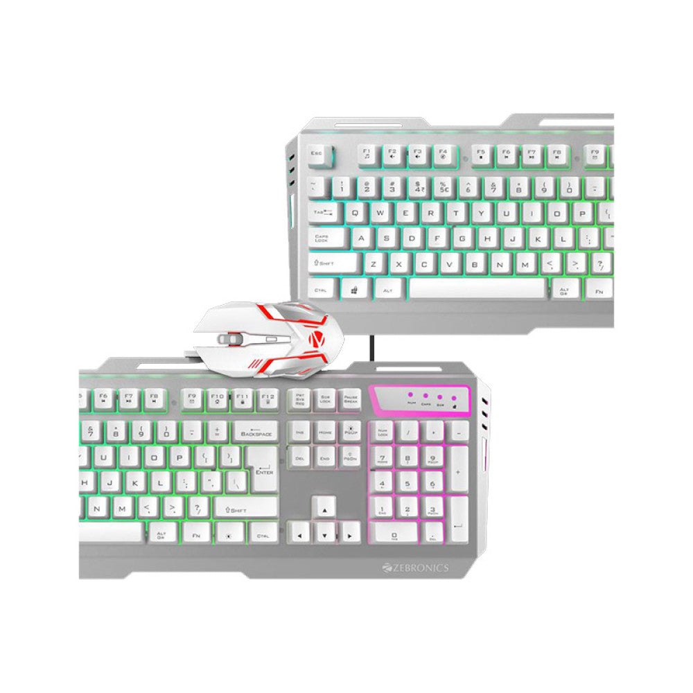Combo Zebronics Zeb-Transformer Gaming Keyboard + Gaming Mouse