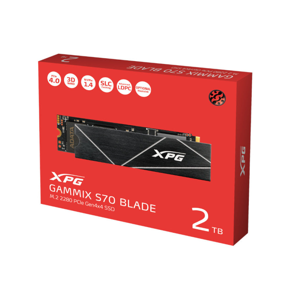 Adata XPG GAMMIX S70 Blade 2TB PCIe Gen4 NVMe M.2 SSD