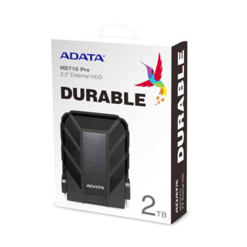 Adata HD710 Pro 2TB External Hard Drive - Black