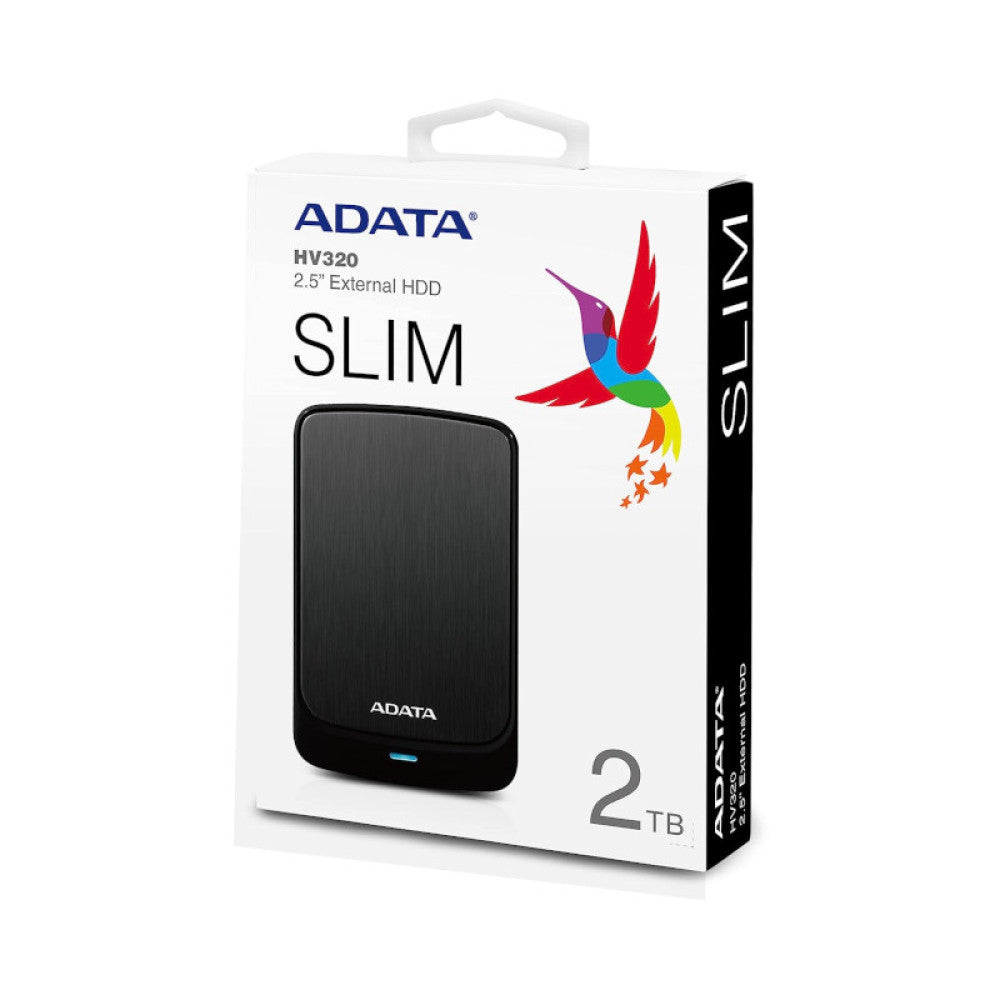 Adata HV320 2TB External Hard Drive - Black