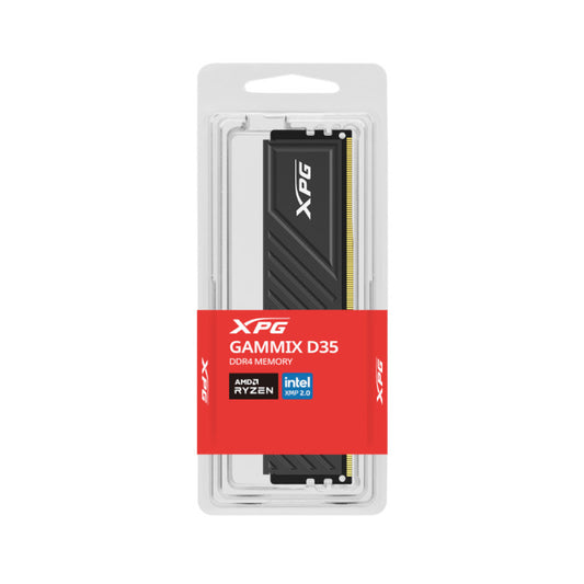 Adata XPG Gammix D35 32GB (32GBX1) DDR4 3600MHz RAM- Black