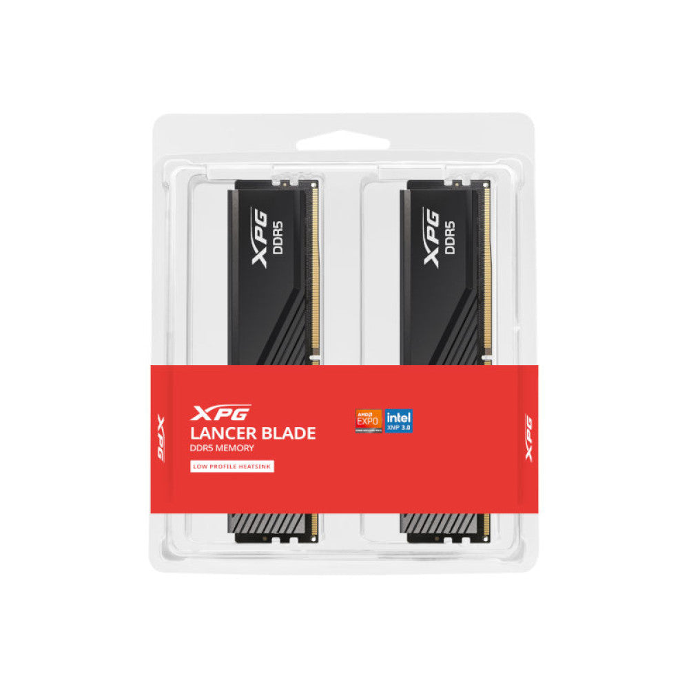 Adata XPG Lancer Blade 64GB (32GBX2) DDR5 6000MHz RAM- Black