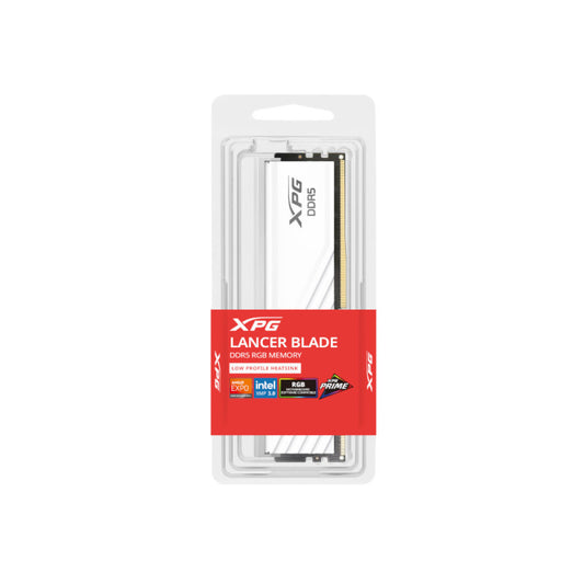 Adata XPG Lancer Blade RGB 32GB (32GBX1) DDR5 6000MHz RAM - White