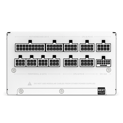 NZXT C850 Gold ATX 3.1 850 Watt 80 PLUS Gold Fully Modular Power Supply (White)