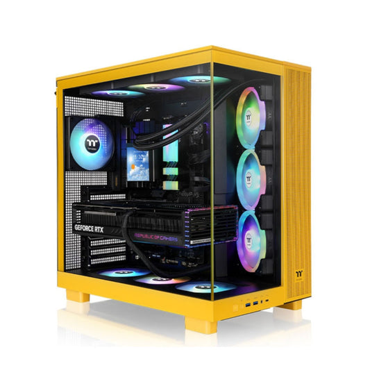 Thermaltake View 380 XL TG ARGB Bumblebee Mid Tower Gaming Cabinet