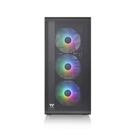 Thermaltake S200 TG ARGB Mid Tower Gaming Cabinet - Black