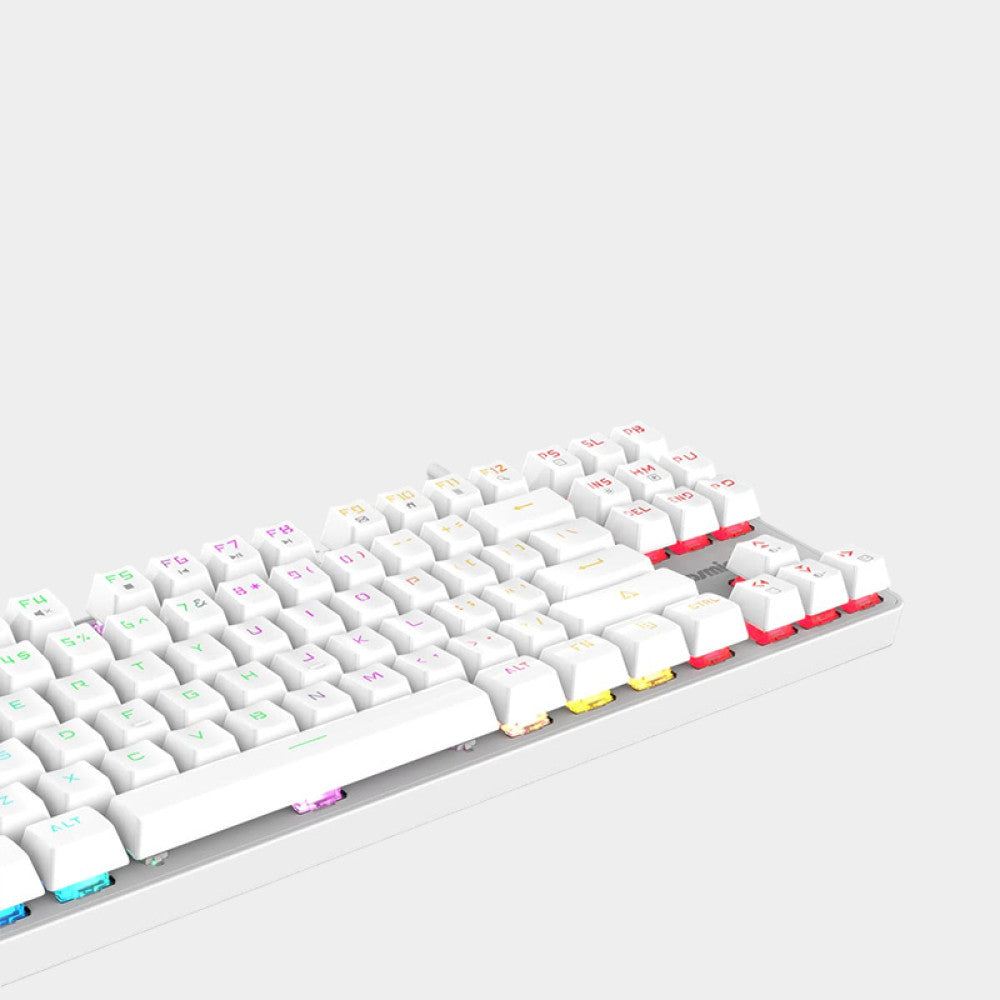 Cosmic Byte Firefly Outemu Red Switch TKL RGB Mechanical Keyboard - White