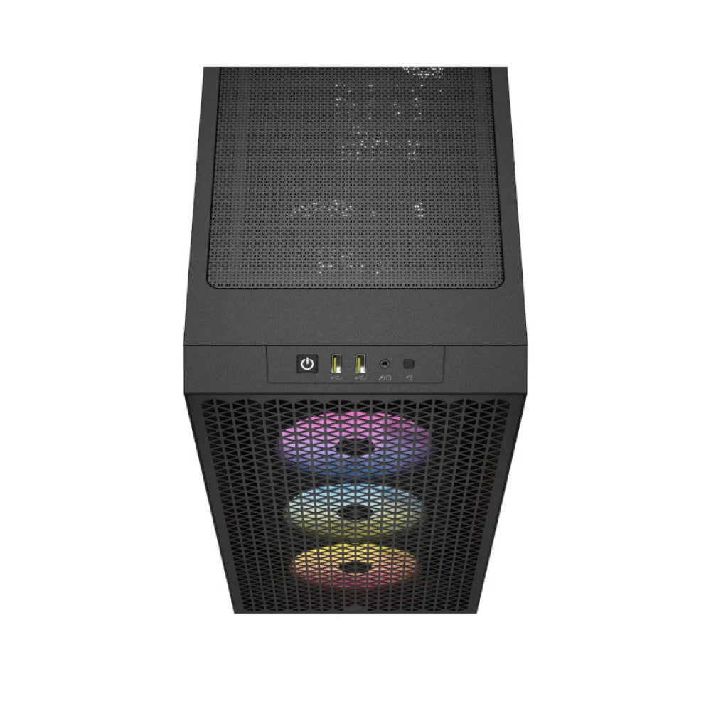 Corsair 3000D RGB Airflow Tempered Glass Mid-Tower ATX Case - Black