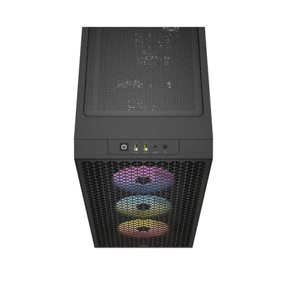 Corsair 3000D RGB Airflow Tempered Glass Mid-Tower ATX Case - Black