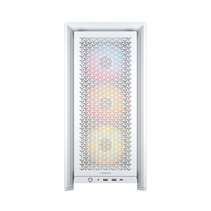 Corsair Frame 4000D RS ARGB Modular Mid-Tower Case - White