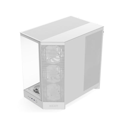 NZXT H9 Flow RGB+ Mid Tower Cabinet - White