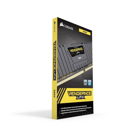 Corsair Vengeance LPX 16GB (16GBX1) DDR4 3200MHz C16 RAM - Black