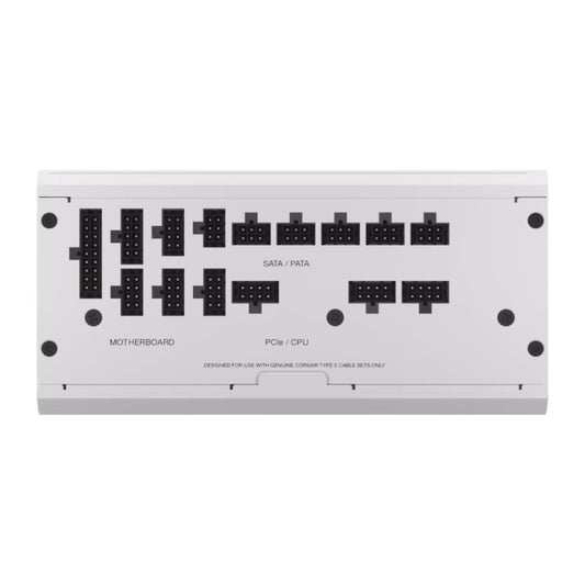 Corsair RMx Shift Series RM1000x — 1000 Watt Fully Modular 80+ Gold Power Supply (White)