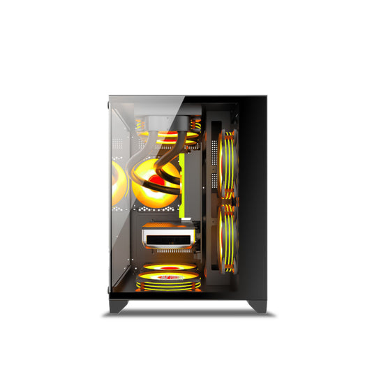 Ant Esports Crystal Z2 ARGB Mid Tower Gaming Cabinet - Black
