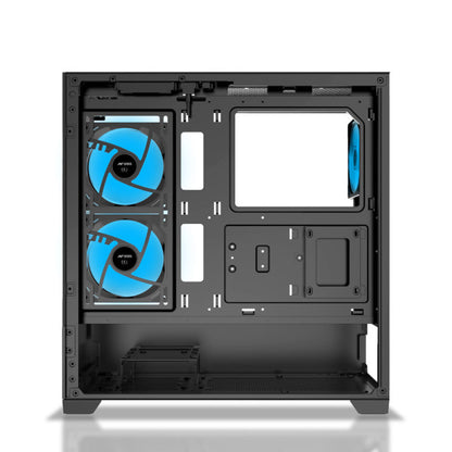 Ant Esports Crystal Z3 Mid Tower Gaming Cabinet - Black