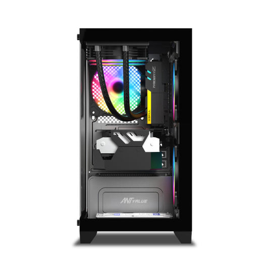 Ant Value CV200 Mini-Tower Gaming Cabinet – Black
