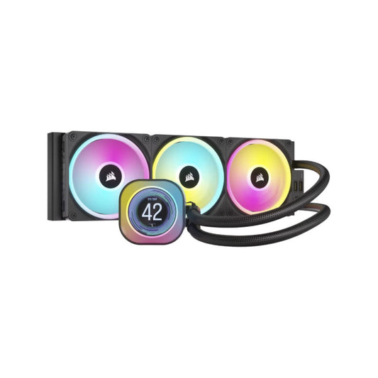 Corsair iCUE Link H150i LCD Liquid CPU Cooler - Black