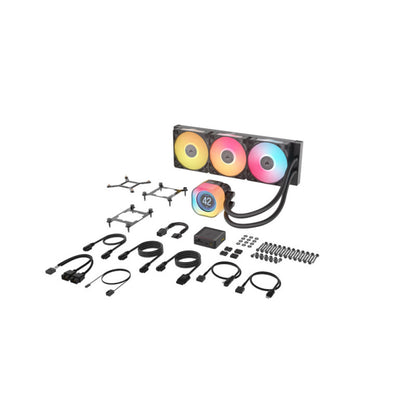Corsair iCUE Link Titan 360 RX LCD AIO Liquid CPU Cooler - Black
