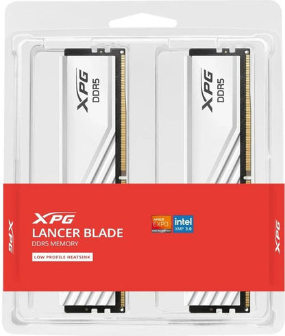 Adata XPG Lancer Blade White 32GB (16GBx2) 6000MHz CL36 DDR5 RAM
