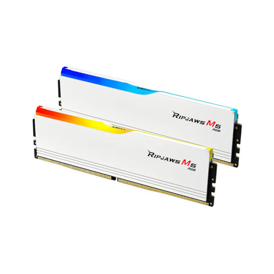 G.Skill Ripjaws M5 RGB 32GB (16GBX2) DDR5 6000MHz RAM - White