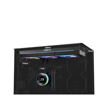 Lian Li Hydroshift II LCD-C 360CL Liquid CPU Cooler - Black