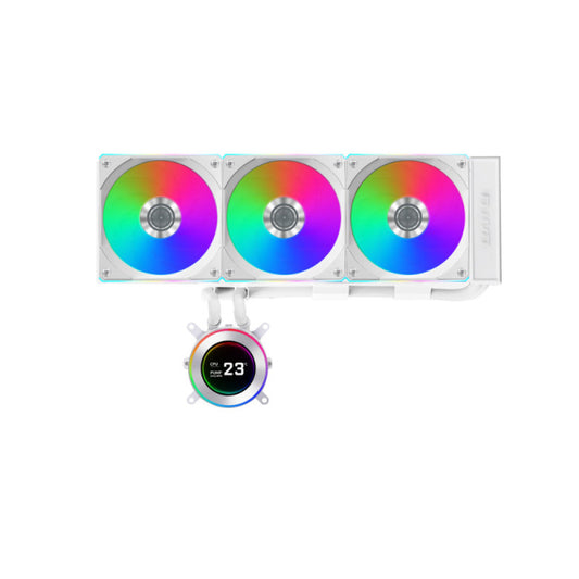 Lian Li Hydroshift II LCD-C 360CL Liquid CPU Cooler - White