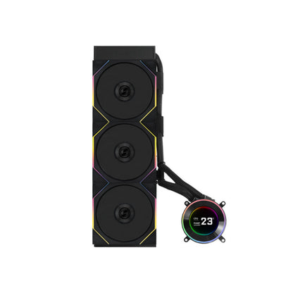 Lian Li Hydroshift II LCD-C 360TL CPU Liquid Cooler - Black