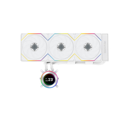 Lian Li Hydroshift II LCD-C 360TL Liquid CPU Cooler - White