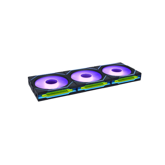 Lian Li Uni Fan SL-INF Wireless 120 Reversed Blade 120mm Triple Pack Case Fan - Black